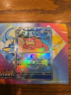 Pokemon TCG Slowpoke Master Ball Pattern 018/131 Sv: Prismatic Evolutions - Image 1