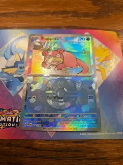 Pokemon TCG Slowpoke Master Ball Pattern 018/131 Sv: Prismatic Evolutions - Image 2
