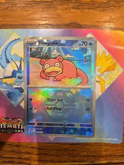 Pokemon TCG Slowpoke Master Ball Pattern 018/131 Sv: Prismatic Evolutions - Image 3