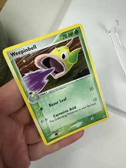 Pokemon TCG - Weepinbell [Reverse Holo] #51 - Pokemon Fire Red & Leaf Green - Image 4