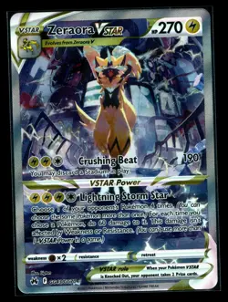 Pokemon TCG Zeraora VSTAR Crown Zenith: Galarian Gallery GG43/GG70 NM - Image 1