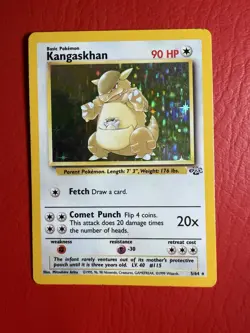 Pokemon TCG Kangaskhan Holo Rare Jungle 5/64 - Image 1