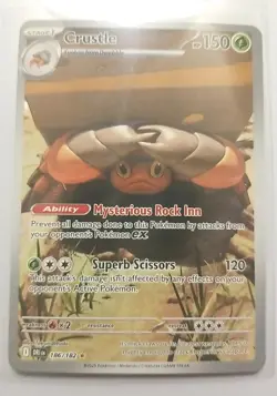 Crustle 186/182 Holo Illustration Rare SV10: Destined Rivals Pokemon TCG - Image 1