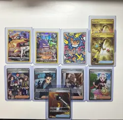 Pokemon TCG Holo Ultra Rare Full Art Mixed Lot 49 Cards English & Japanese - Image 2