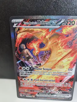 Pokemon TCG Team Rockets Moltres Ex Destined Rivals 229/182 - Image 5