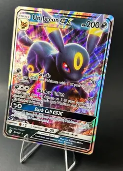 Umbreon GX 80/149 Sun & Moon Base Set ULTRA RARE POKEMON TCG [LP] - Image 3