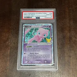 2021 Pokemon Celebrations Classic Collection Legend Maker MEW EX #88 PSA 10 - Image 1
