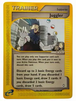 Juggler - Aquapolis 126/147 2002 - E Reader - Pokemon TCG - WOTC - NM - Image 1