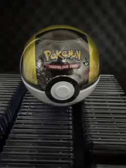 Pokemon TCG Pokeball Tin Ultra Ball D24 Booster Packs 3 - Image 1