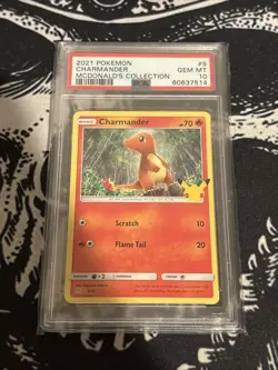 Charmander - 9/25 PSA 10 Mcdonalds Collection Promo Pokemon - GEM MT - Image 1