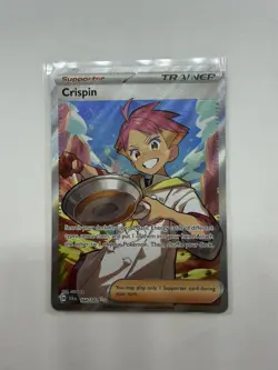 Crispin 164/142 - Pokemon TCG Stellar Crown Ultra Rare Full Art Trainer Holo NM - Image 1
