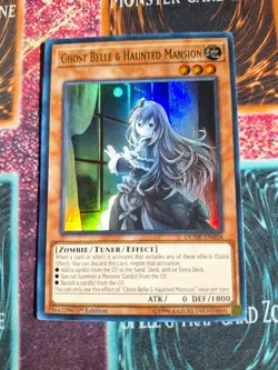 Yu-Gi-Oh! Ghost Belle & Haunted Mansion DUDE-EN004 Ultra Rare 1st Edition NM a1/ - Image 1