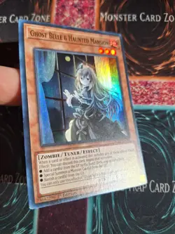 Yu-Gi-Oh! Ghost Belle & Haunted Mansion DUDE-EN004 Ultra Rare 1st Edition NM a1/ - Image 2