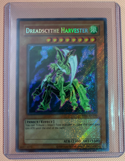 Yugioh Dreadscythe Harvest Secret Rare NM RP02-EN100 2020 Reprint Holo Bleed - Image 1