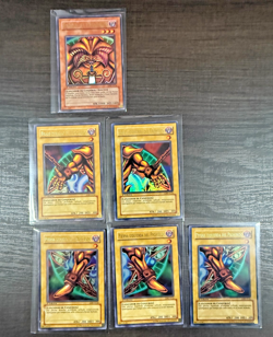 Yugioh LOB 1st Edition Complete Exodia Ultra Rare set Spanish LDD - Image 1