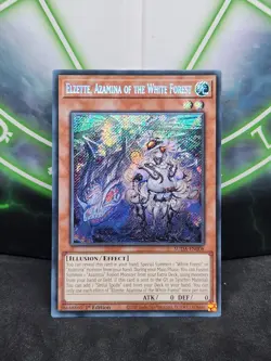 Yugioh Elzette, Azamina of the White Forest SUDA-EN008 Secret Rare 1st Ed NM - Image 1