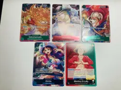 One Piece Collection Lot Luffy Leader Pre-Errata 2022, Foil Box Toppers English - Image 1