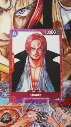 Shanks P-016 Premium Card Collection -ONE PIECE FILM RED Edition- - Image 1