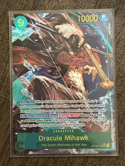 Dracule Mihawk OP14-119 SEC Alternate Art English The Azure Seas Seven One Piece - Image 1