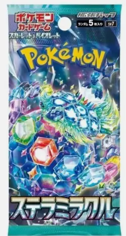 1 Pack Pokemon Card Stellar Miracle sv7 Booster Pack Japanese TCG Factory Sealed - Image 1