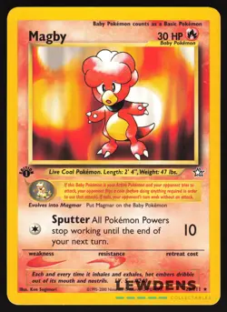 Magby - 1st Edition - 23/111 - Common - WOTC Neo Genesis - Pokemon Card - Image 1