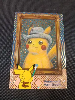 Pikachu Van Gogh Gold Holo Electric Pikachu Card Database Pokemon Peru - Image 1