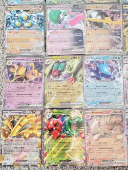 3x Double Rare EX, Ultra Rare V Pokemon Lot, Authentic Holo Pokemon Cards, NM x3 - Image 5