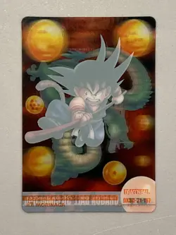 Son Goku - 167 - Dragon Ball Morinaga 3D Collection Card Japanese - Image 2