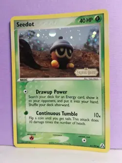 Seedot 61/92 Ex Legend Maker Set Stamped Holo Pokemon Card Nintendo 2006 - Image 3