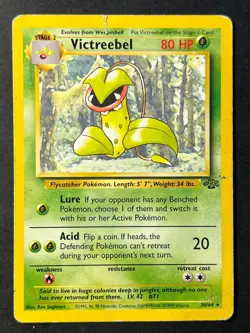 Victreebel 30/64 Jungle Unlimited Rare - WOTC Pokemon Card HP - Image 1