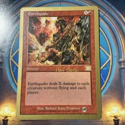 World Championships: Earthquake (Tokyo 1999 (Kai Budde - Sideboard) LP - Image 1