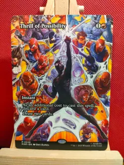 Thrill of Possibility (Borderless) - Marvel's Spider-Man - NM - Mythic - MTG - Image 1