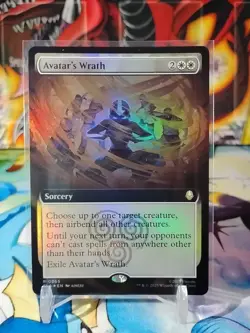 MTG Avatar's Wrath 365 Avatar The Last Airbender NM FOIL - Image 1