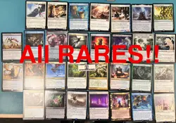 All RARES Collection Lot of 30 AS PICTURE MTG Magic The Gathering Bulk Pack - Image 1