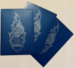 Dragon Shield Blue & Silver 2025 Event Exclusive Card Sleeves - 100 Count Box - Image 3