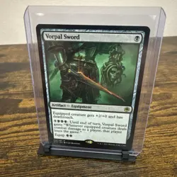 Magic The Gathering Near Mint Vorpal Sword Forgotten Realms 124/281 - Image 1