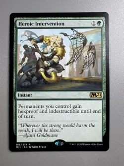 Heroic Intervention | Core Set 2021 | #188 | Rare | NM - Image 1