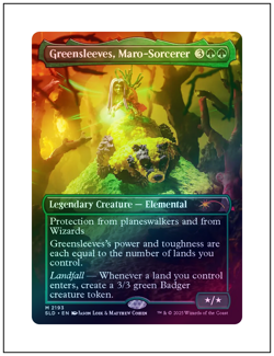 1x Greensleeves, Maro-Sorcerer, Foil, Secret Lair Extra Life Play-Doh, MTG NM - Image 1
