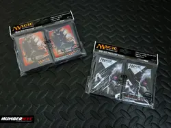 2x 80 MTG Protector Sleeves ULTRA PRO - 2015 GARRUK & KHANS OF TARKIR SARKHAN - Image 1