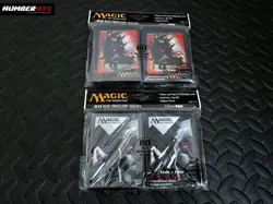 2x 80 MTG Protector Sleeves ULTRA PRO - 2015 GARRUK & KHANS OF TARKIR SARKHAN - Image 2