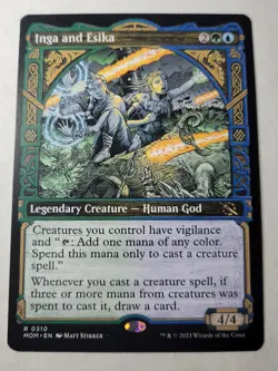 Inga and Esika -Showcase- March of the Machines Regular Rare MOM 310 mtg NM/M - Image 1