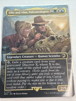 Ellie and Alan, Paleontologists (Borderless) Universes Beyond: Jurassic Pikachu - Image 1
