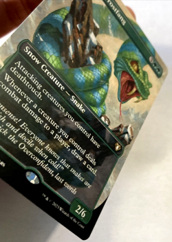 MTG Ohran Frostfang BORDERLESS Commander Masters 650 NM - Image 3