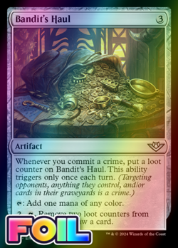 x1 Bandit's Haul OTJ MTG 240 FOIL UNCOMMON M/NM 1x - Image 1