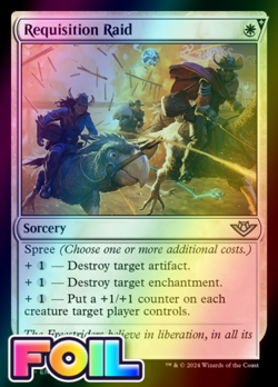 x1 Requisition Raid OTJ MTG 26 FOIL UNCOMMON M/NM 1x - Image 1