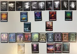 Lot of 162 Assorted Full Art Basic Lands - MID, DMU, BRO, ONE, MOM - Magic MTG! - Image 1