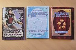 MAGIC THE GATHERING Book Lot: Ice Age & 5th Edition (Rules), Tempest (StoryBook) - Image 1
