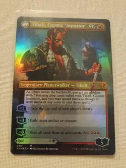 MTG Valki, God of Lies (Borderless) Kaldheim Foil - Image 2