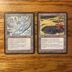 MTG: Vintage Ice Age ‘95 Sulfurous Springs And Underground River - LP - Image 1
