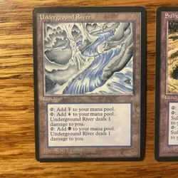 MTG: Vintage Ice Age ‘95 Sulfurous Springs And Underground River - LP - Image 3